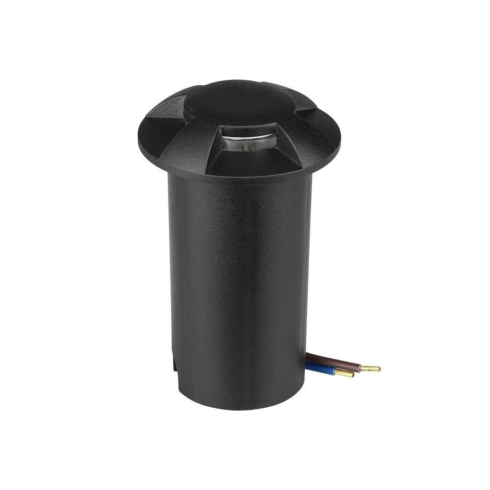 LED grondspot - tuinpad 1 kant - 42mm - warm wit - 3W - Zwart LED grondspot - tuinpad 1 kant - 42mm - warm wit - 3W - Zwart